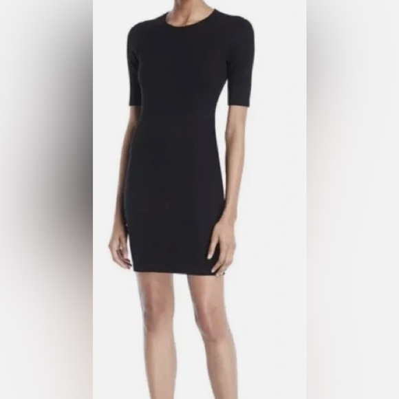 Alexander Wang T Black ribbed black cutout dress small NWT - Picture 4 of 10